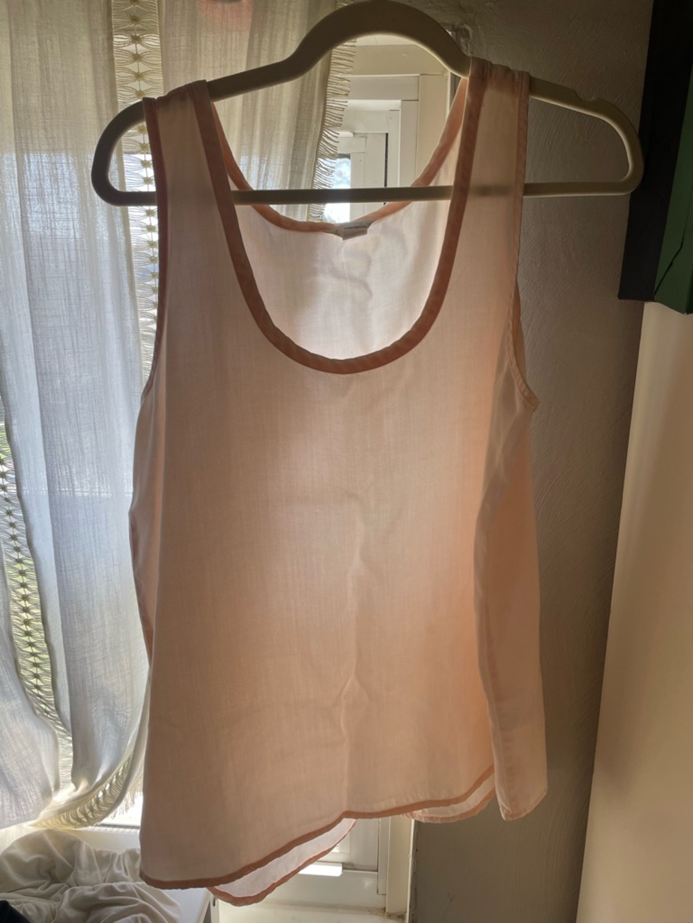 Caslon Light Pink Sleeveless Scoop Neck Women’s Tank Top size M